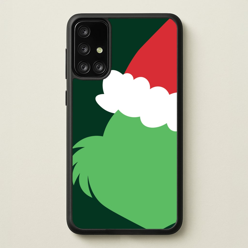 Green Creature Faceless Galaxy A71 Case