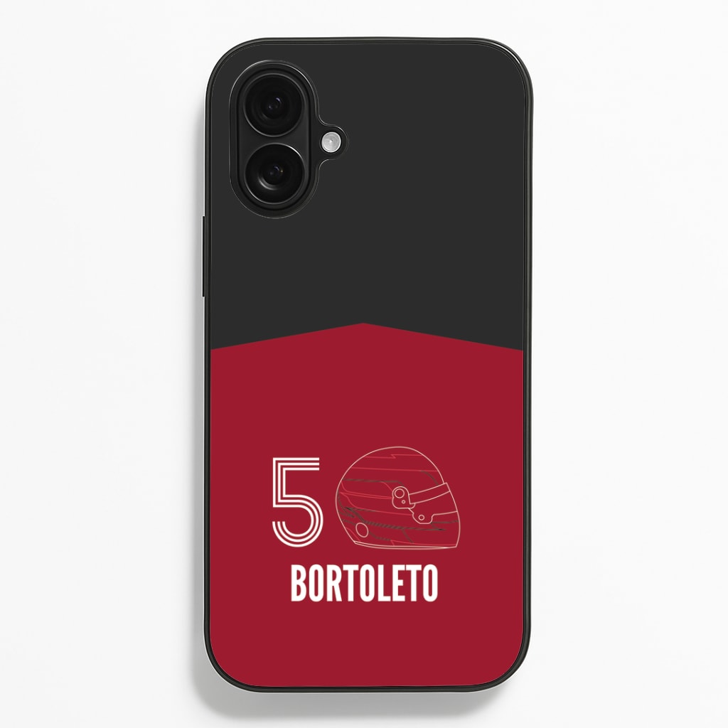 Bortoleto Helmet 2026 iPhone 16 Plus Case