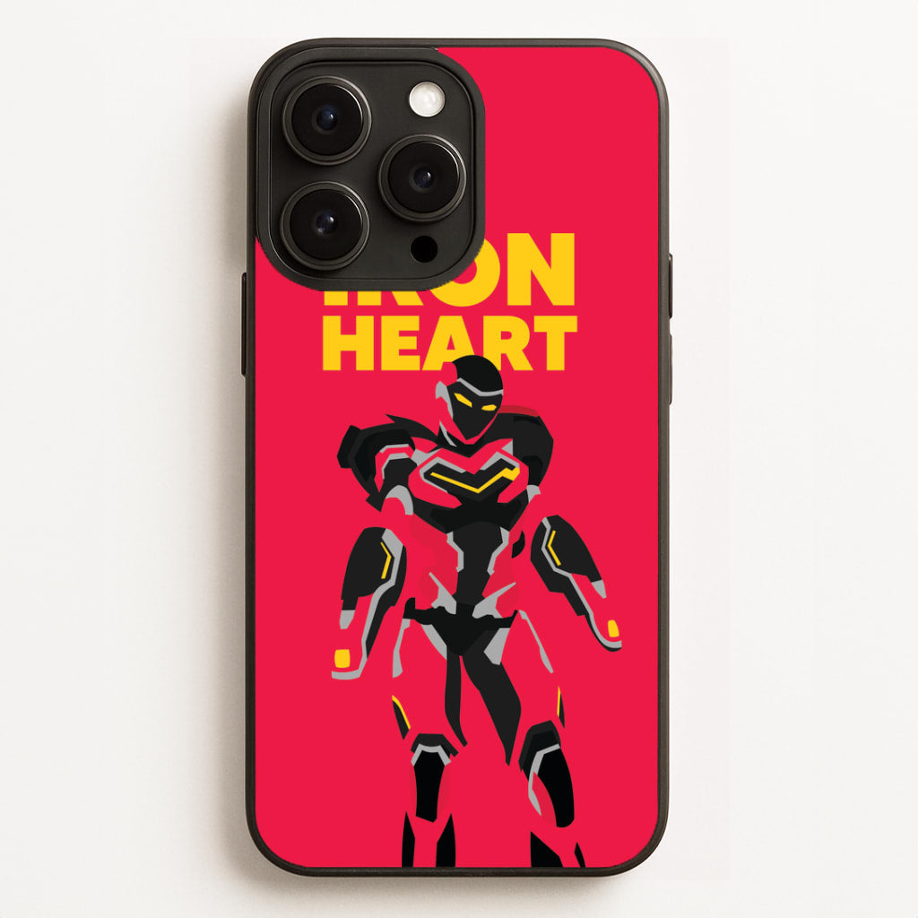 Metal Heart Hero Standing iPhone 12 Pro Max Case