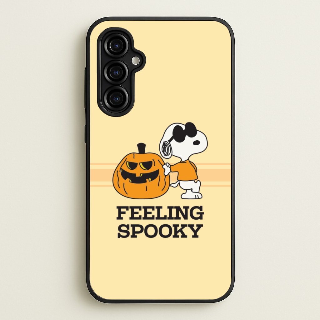Feeling Spooky Cartoon Beagle Galaxy A54 Case