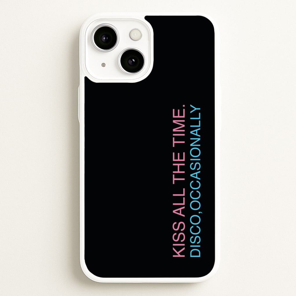 Disco Occasionally Text iPhone 13 Case