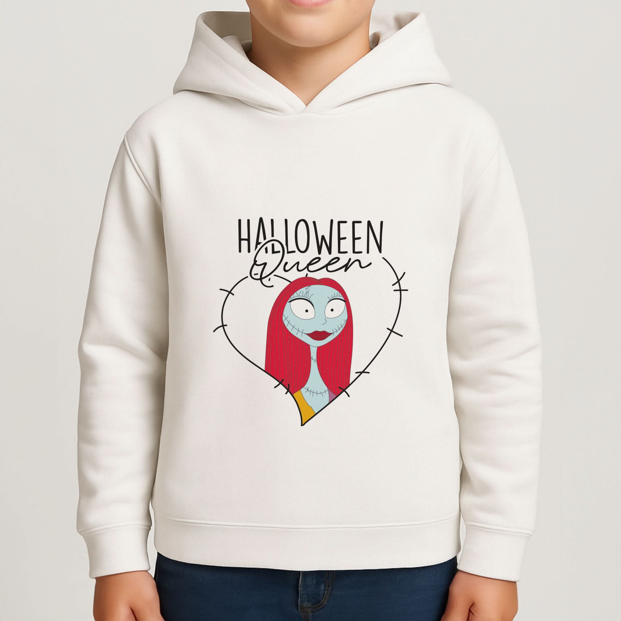 Halloween Queen Heart Boys Hoodie