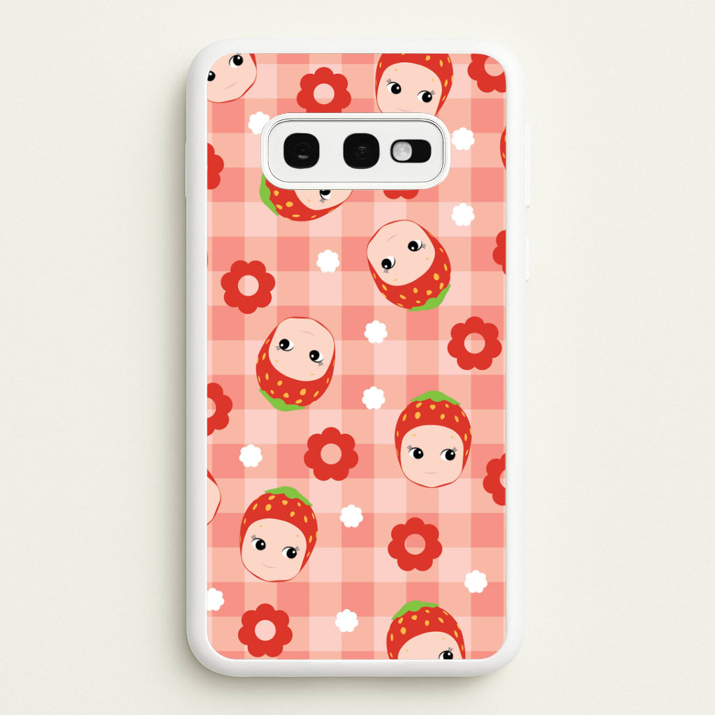 Strawberry Angel Pattern Galaxy S10e Case