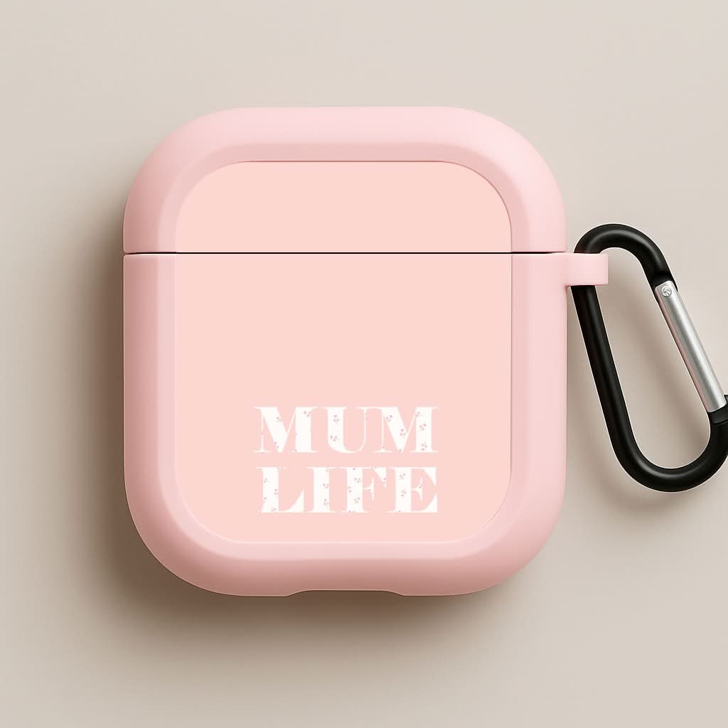 Mum Life Pink AirPods Case