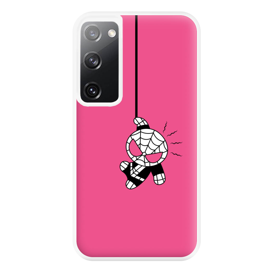 Pink Hanging Spider Hero Galaxy S20 Case