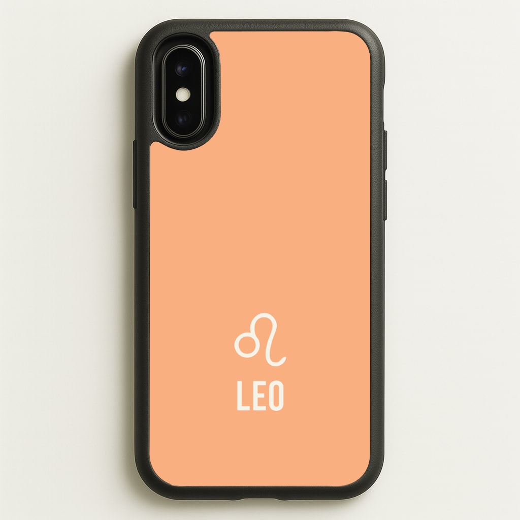 Leo Pastel Zodiac iPhone X / XS Case