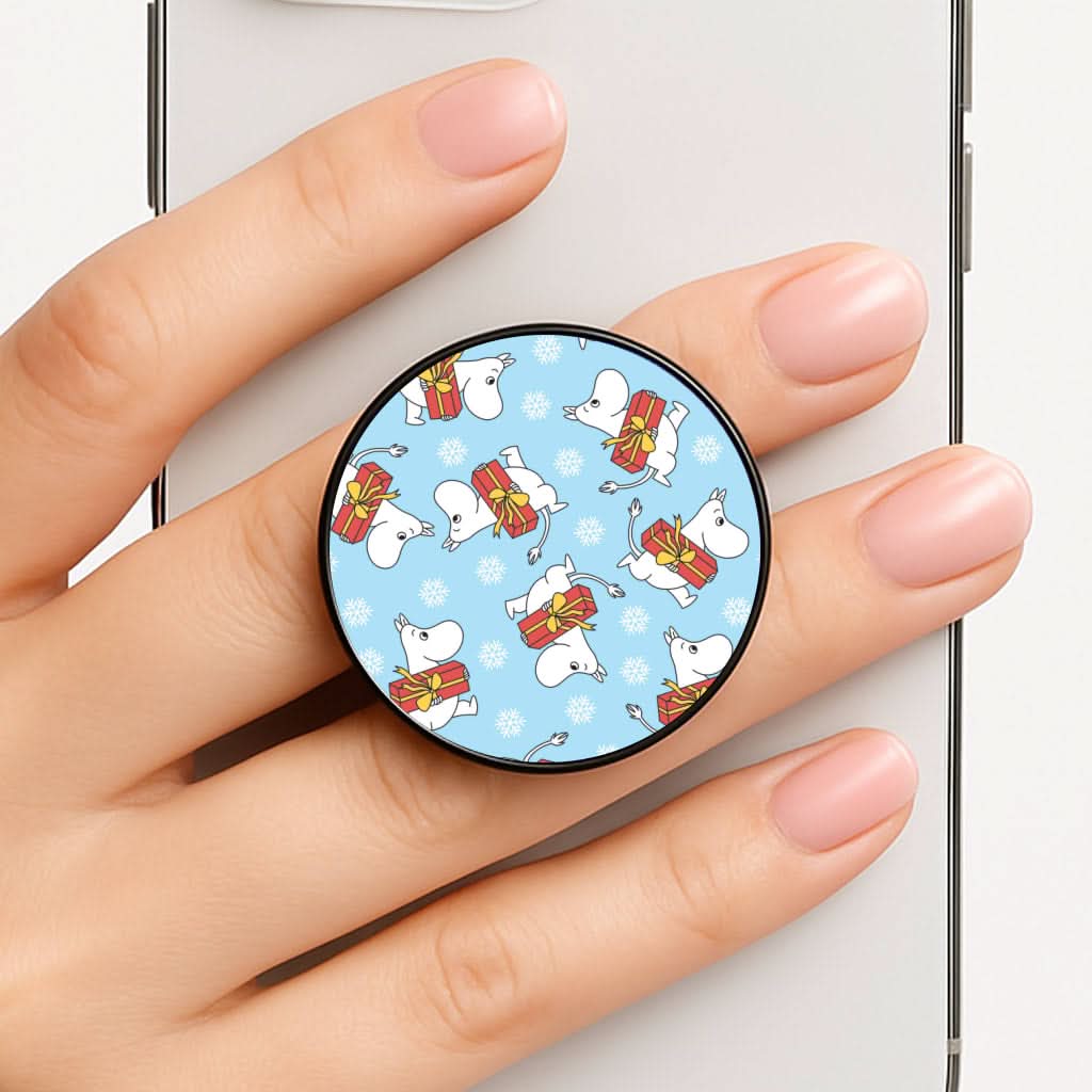Present And Snowflakes Moom Pattern FunGrip