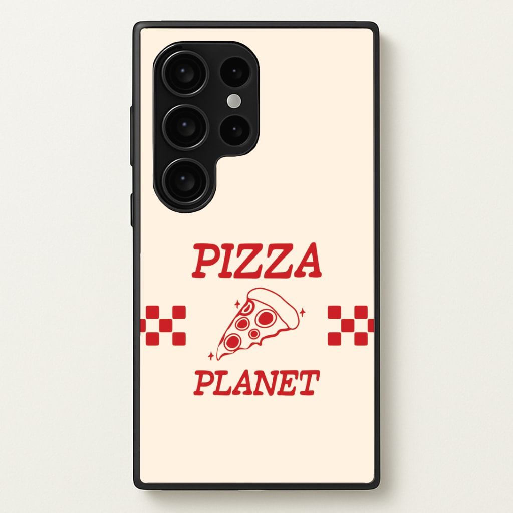 Retro Pizza Planet Galaxy S24 Ultra Case