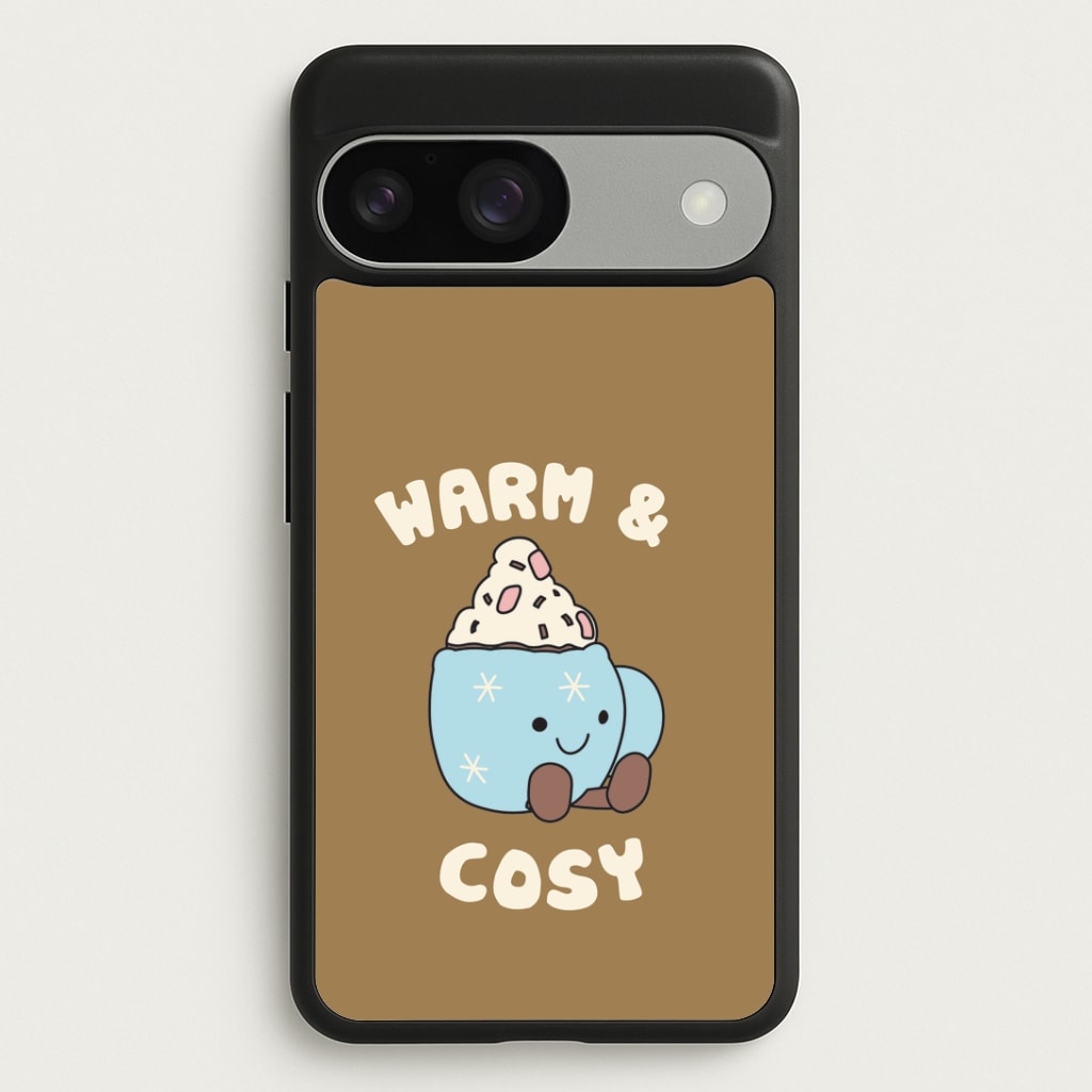 Hot Cocoa Plush Quote Google Pixel 9 / 9 Pro Case