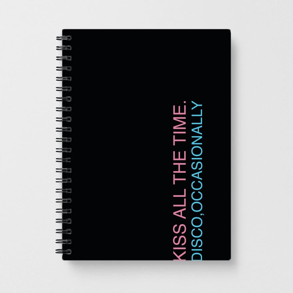 Disco Occasionally Text Notebook