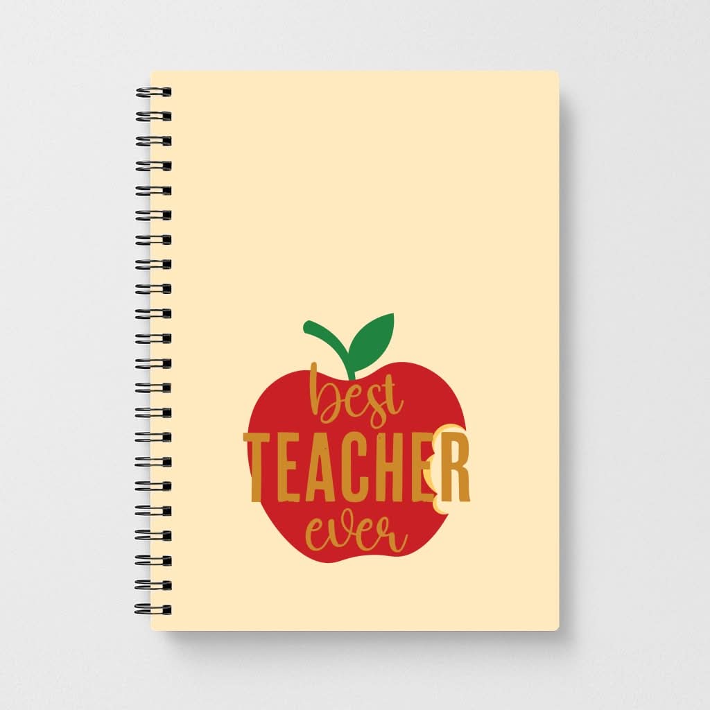 Apple Best Teacher Ever Notebook