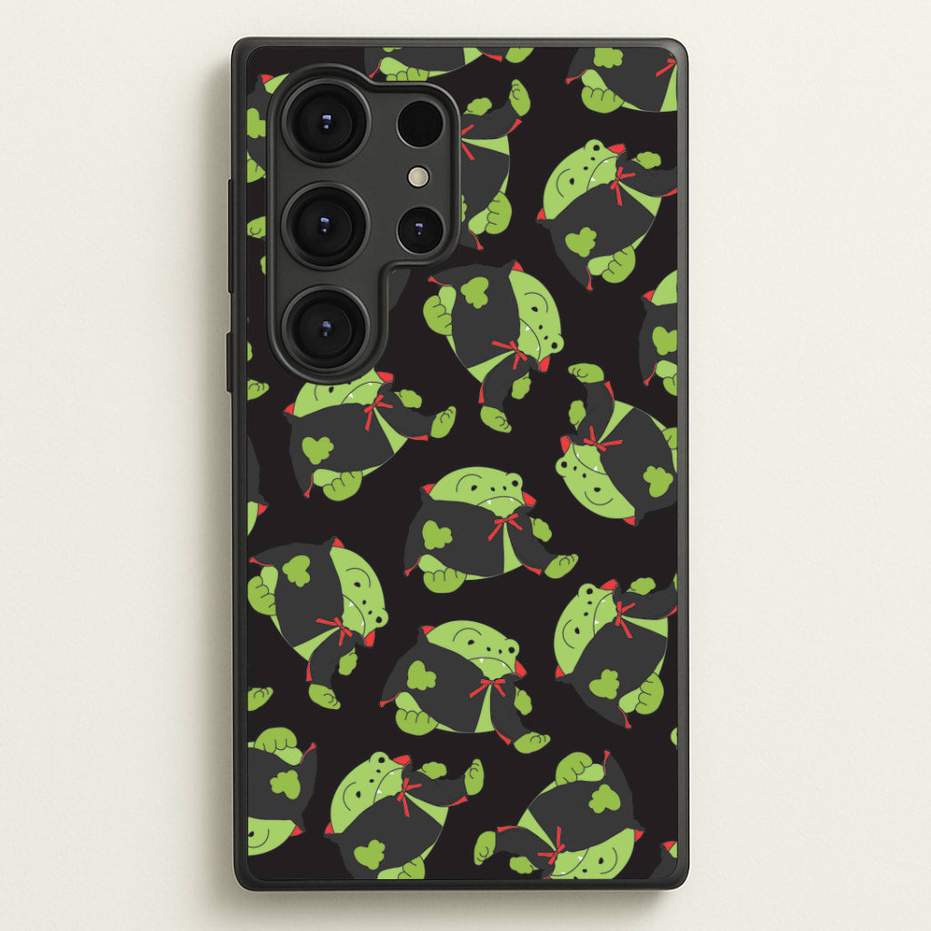 Vampire Frog Pattern - Halloween Galaxy S25 Ultra Case
