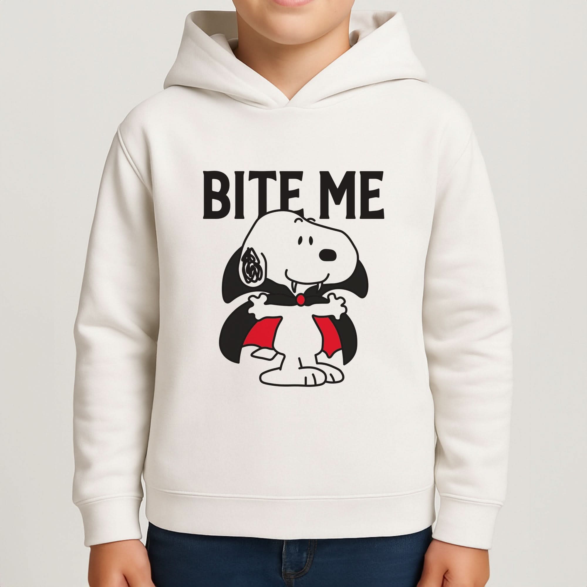 Bite Me Cartoon Beagle Boys Hoodie