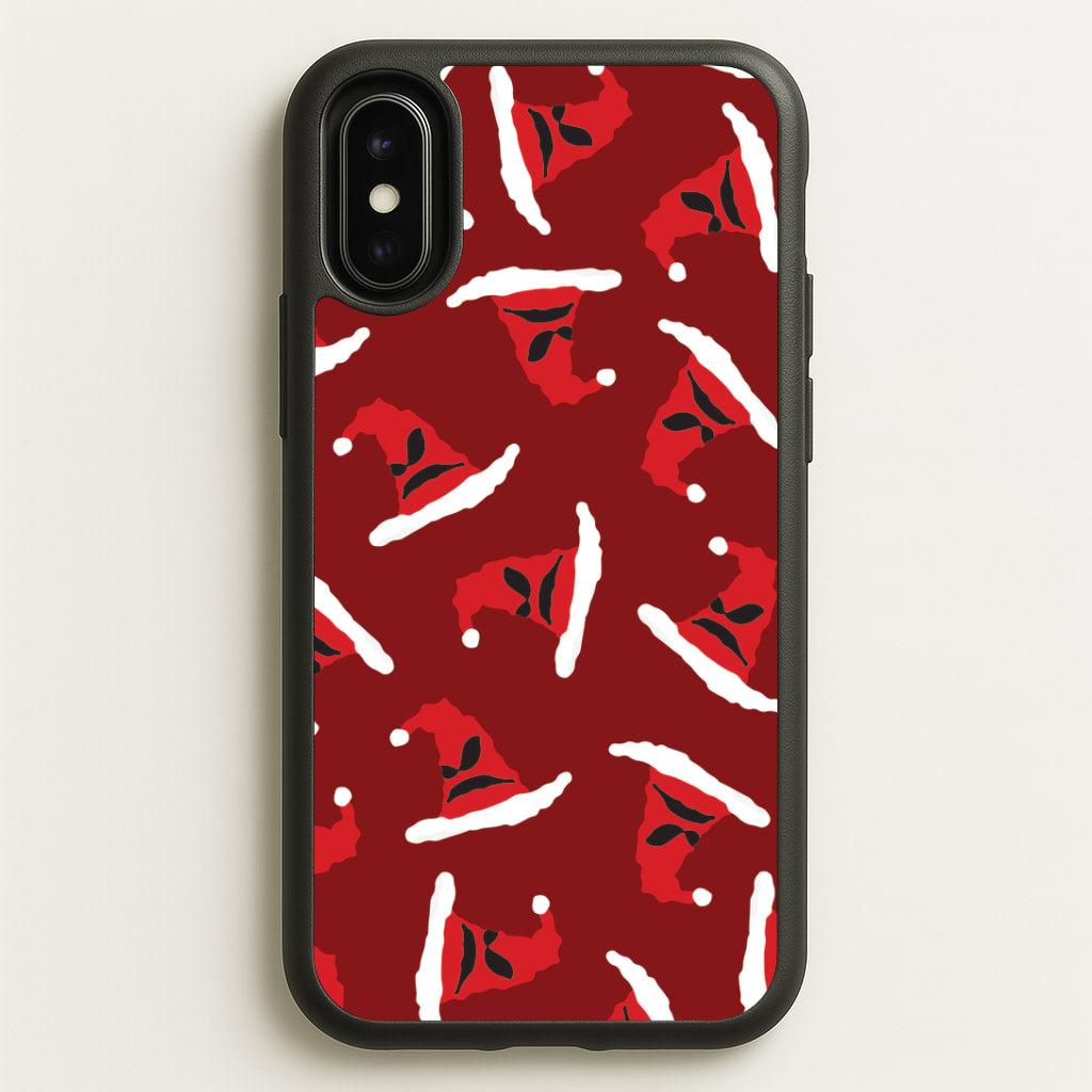 Sorting Christmas Hat Pattern iPhone X / XS Case