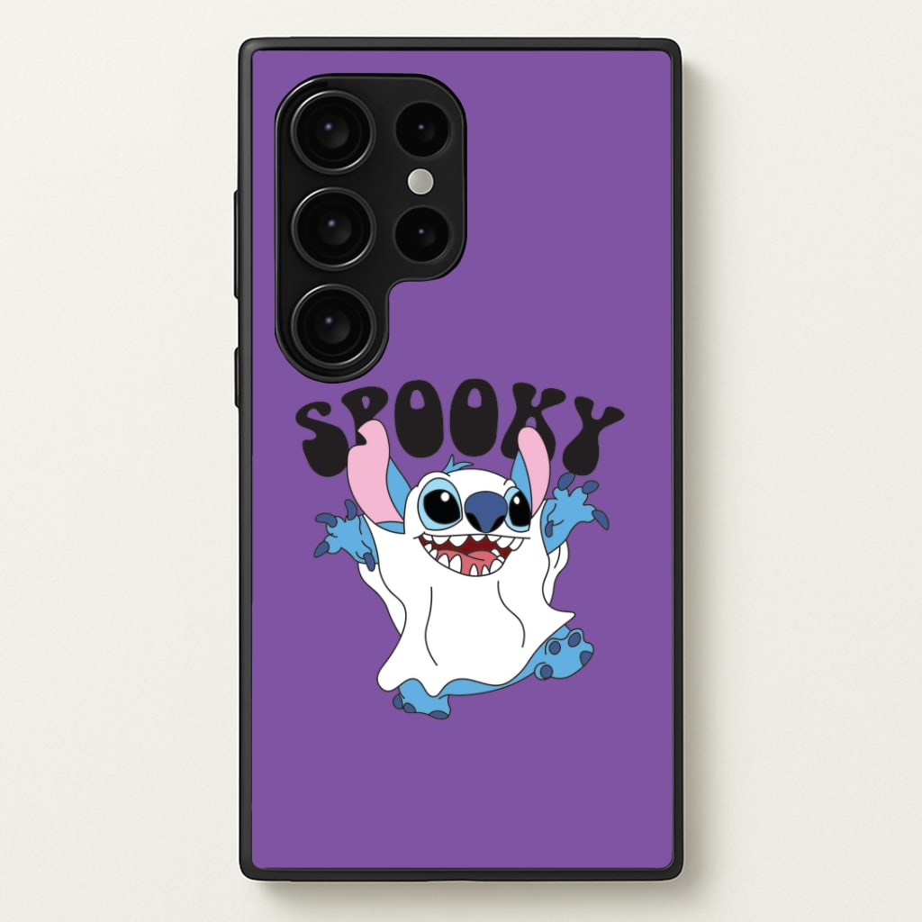 Spooky Cute Blue Alien Galaxy S24 Ultra Case