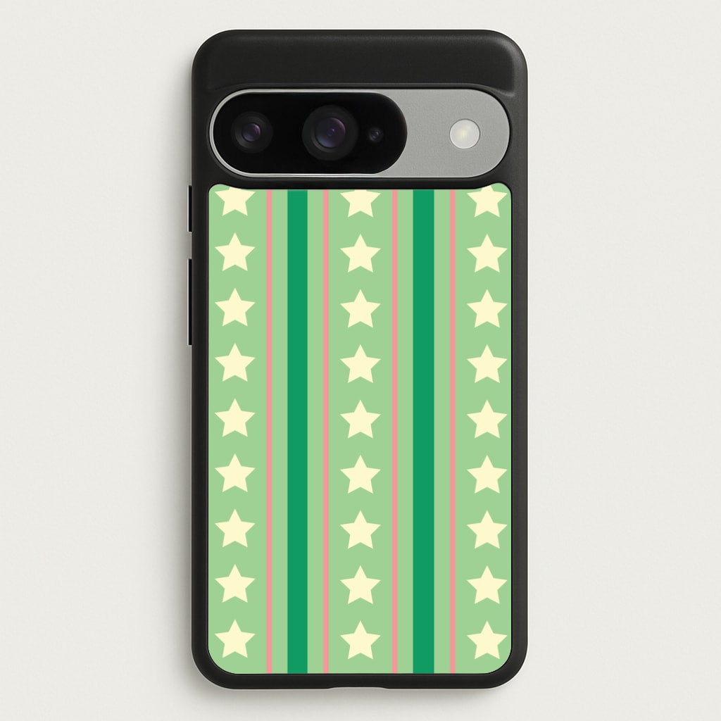 Stars And Stripes Christmas Pattern Google Pixel 10 / 10 Pro Case