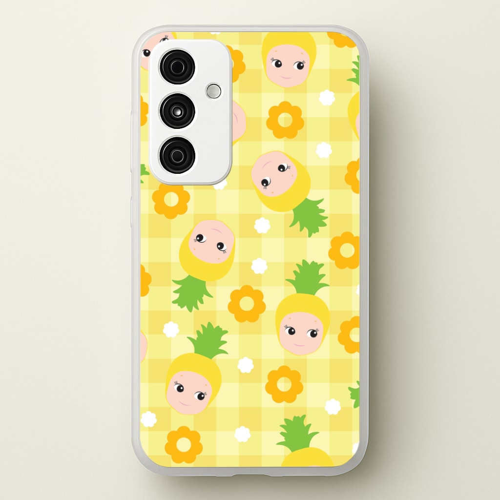 Pineapple Angel Pattern Galaxy A35 Case