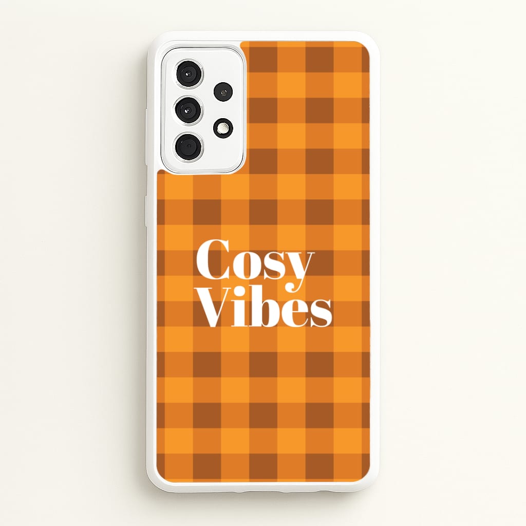 Checkered Cosy Vibes Galaxy A52 / A52s Case