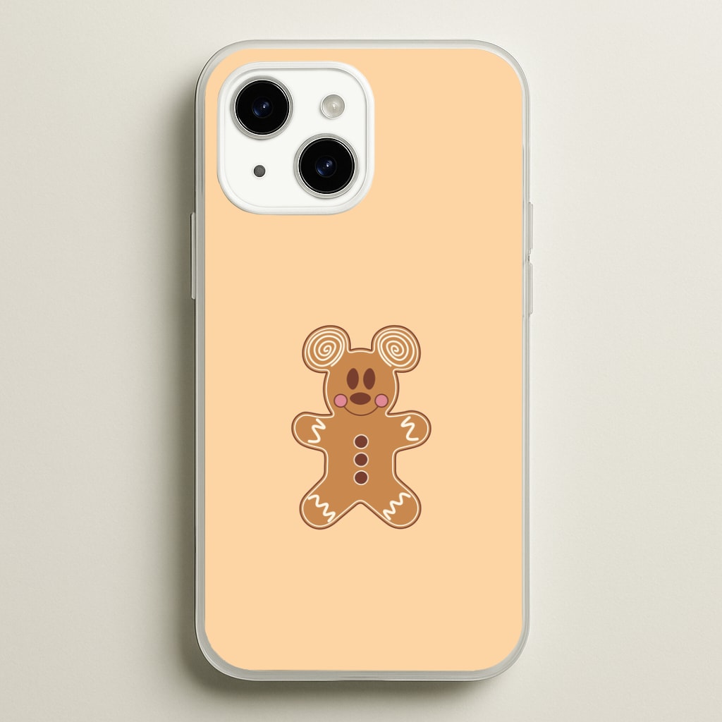 Cartoon Mouse Gingerbread iPhone 15 Plus Case