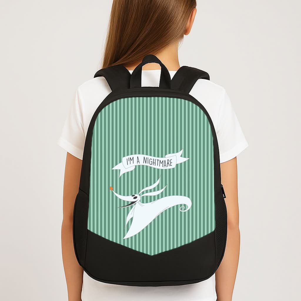 Stripey I'm A Nightmare School Bag