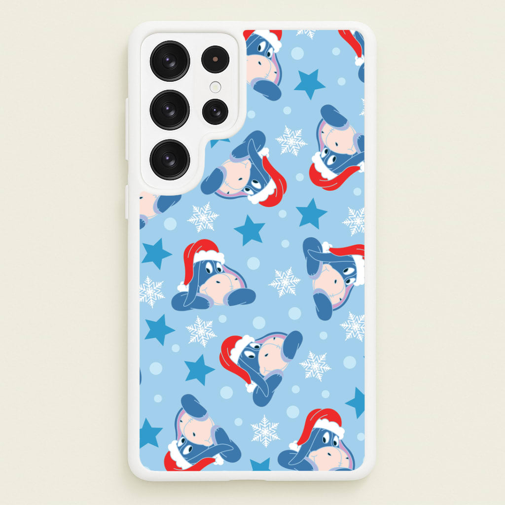 Cartoon Donkey Stars Pattern Galaxy S22 Ultra Case