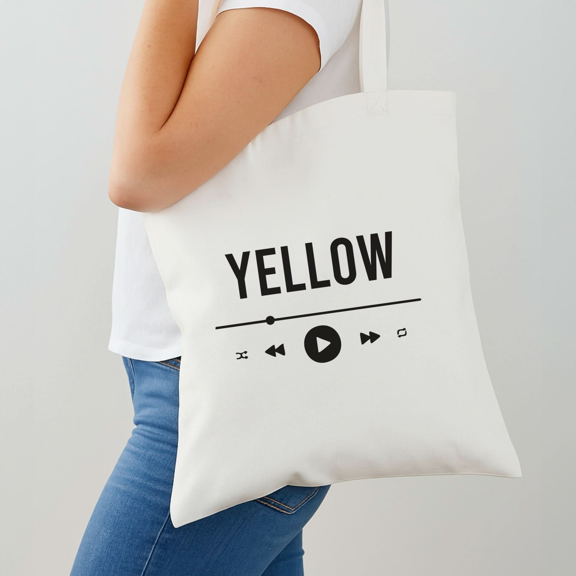 Yellow Music Player Shoulder Bag