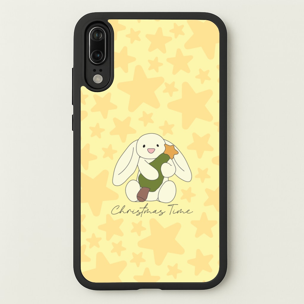 Christmas Bunny Stars Plush Huawei P20 Case