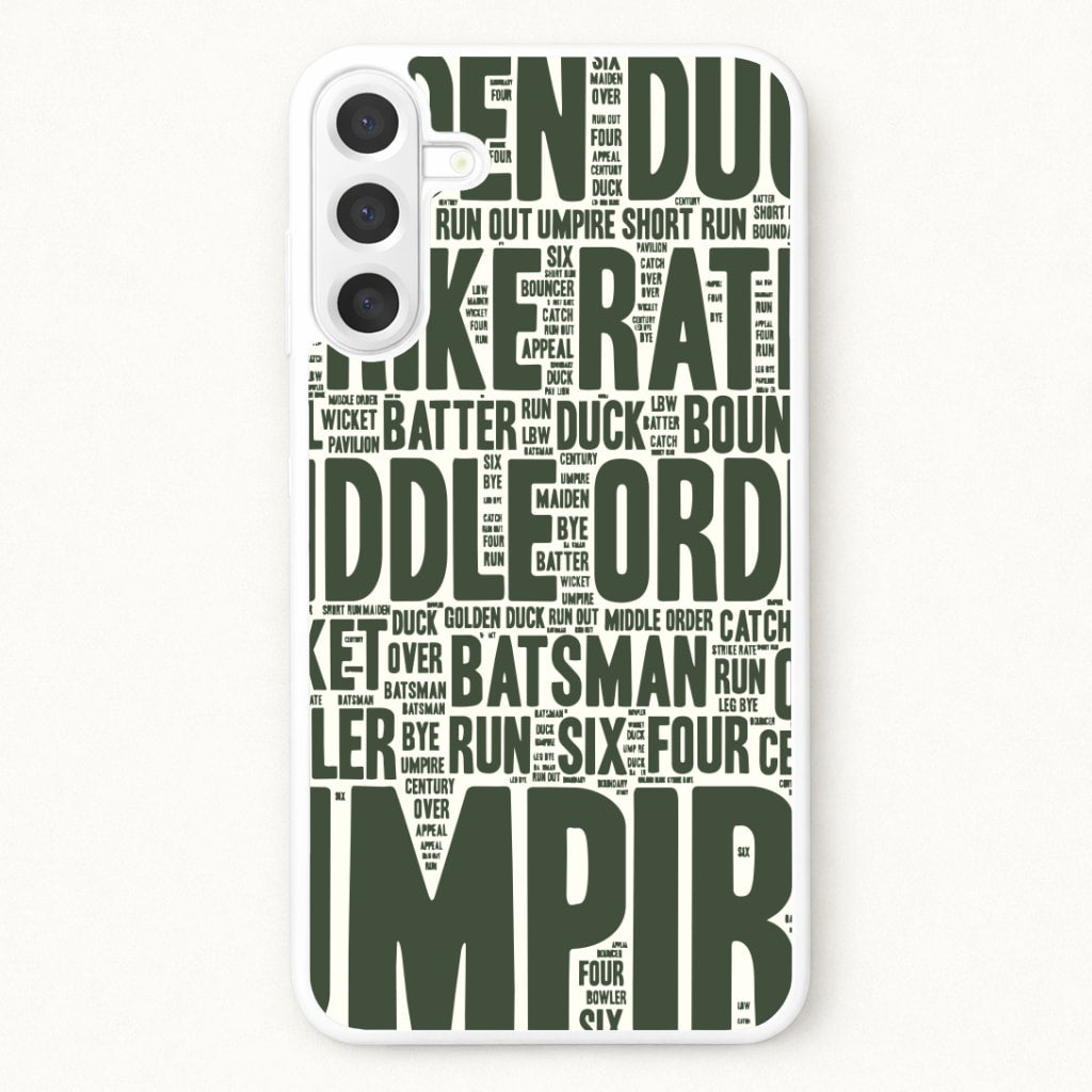 Cricket Wordscape Galaxy A37 Case