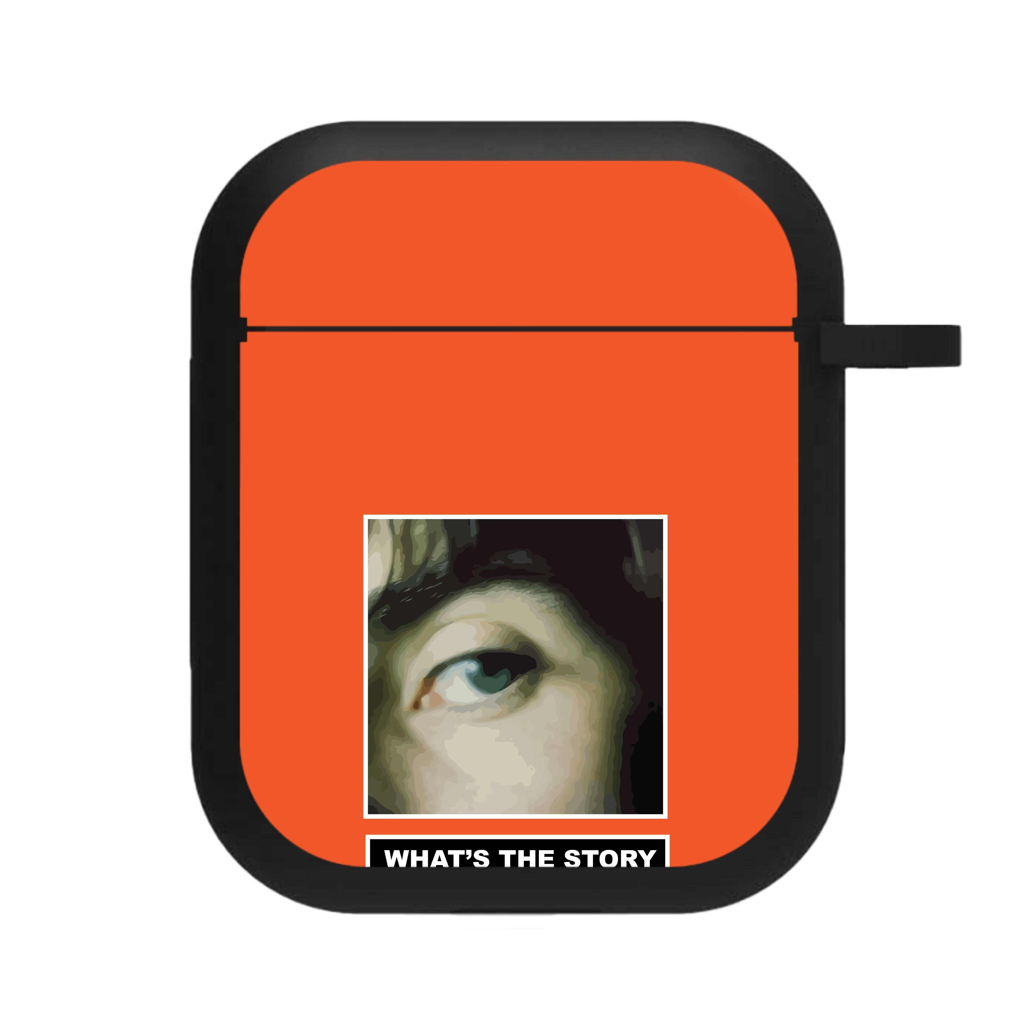 What's The Story Orange AirPods Case