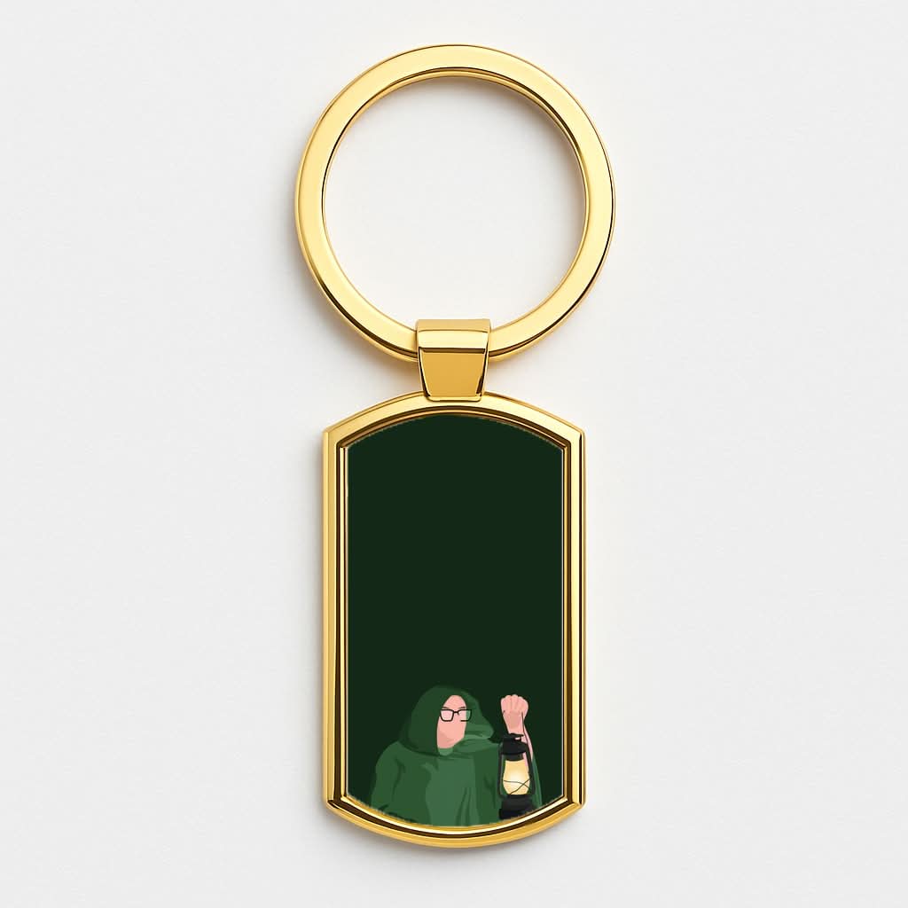 Traitor Alan Gold Keyring