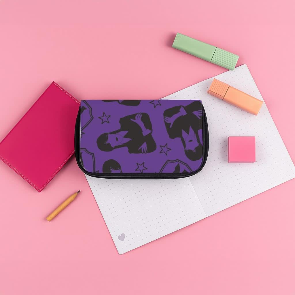 Wednesday Pattern Pencil Case