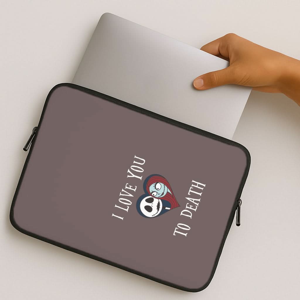 I Love You To Death Heart MacBook Cover