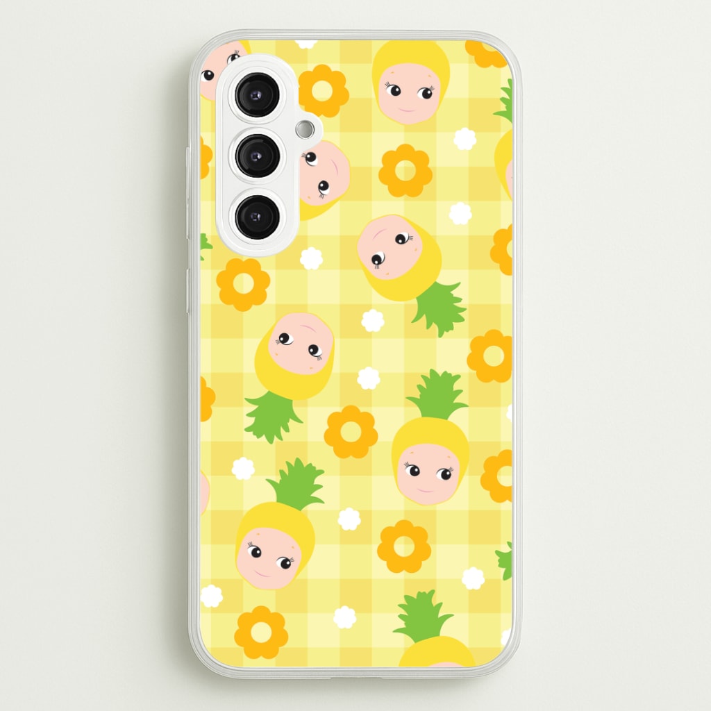 Pineapple Angel Pattern Galaxy S23FE Case