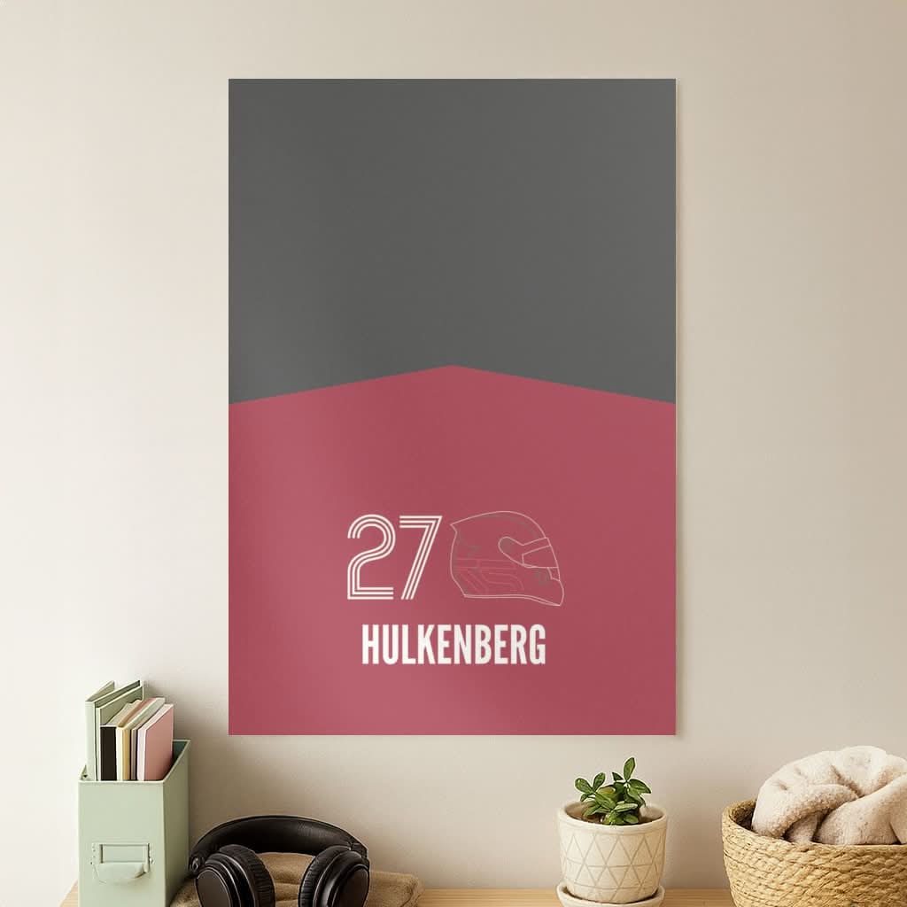 Hulkenberg Helmet 2026 Poster