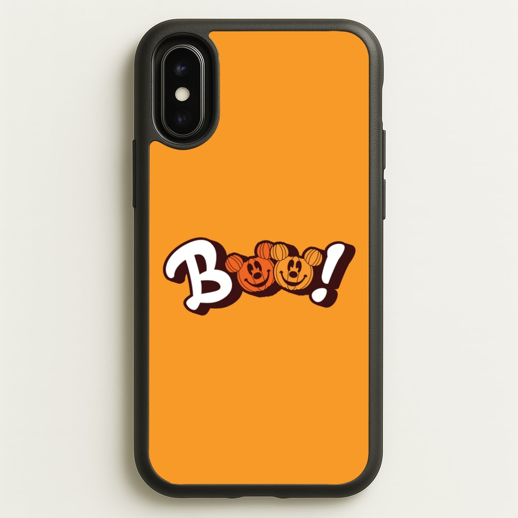 Pumkin Mouse Boo iPhone X / XS Case