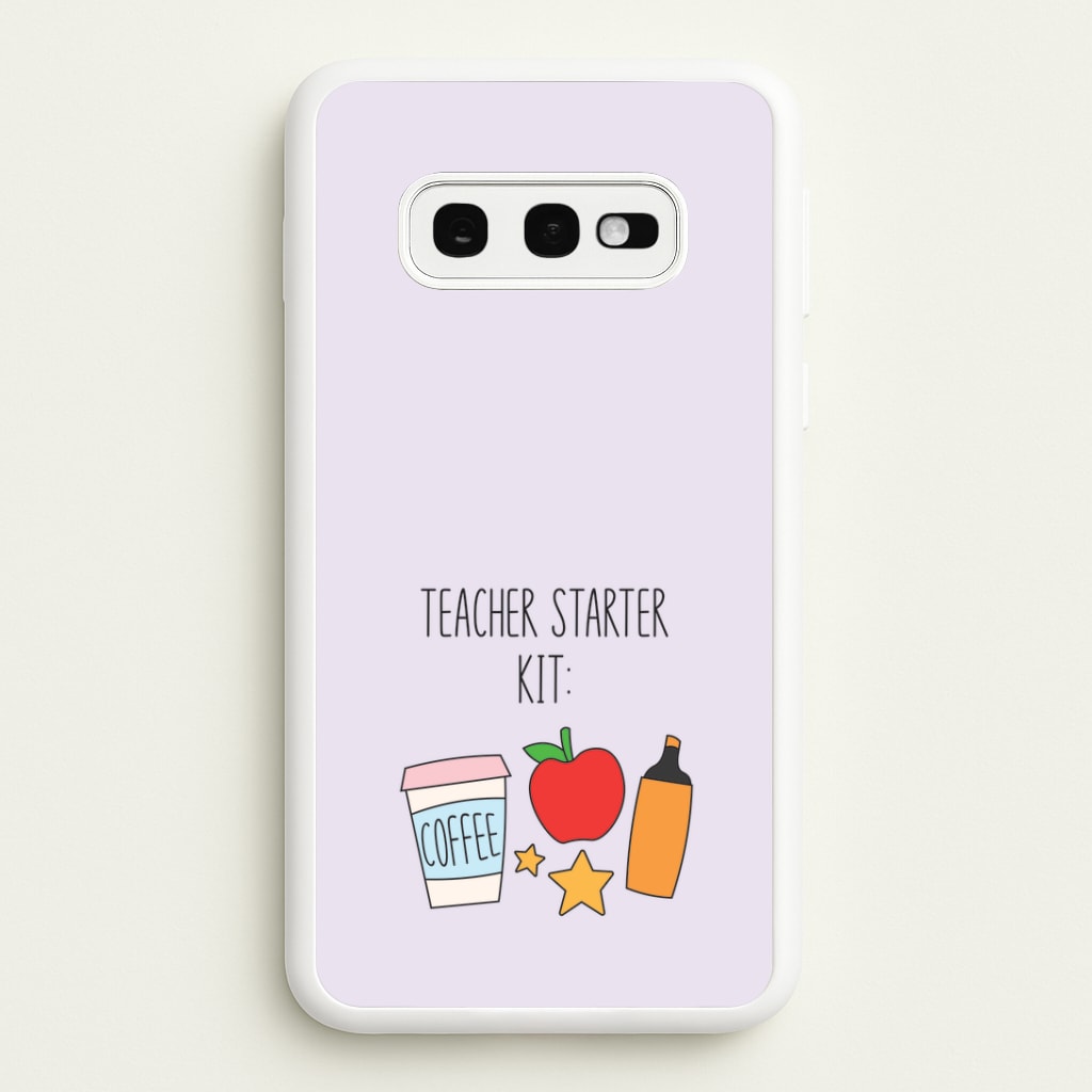 Teacher Starter Kit Galaxy S10e Case