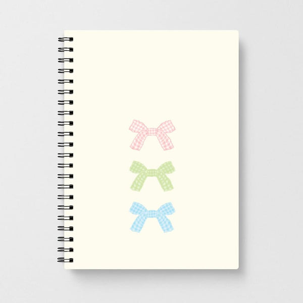 Gingham Tiered Ties Notebook