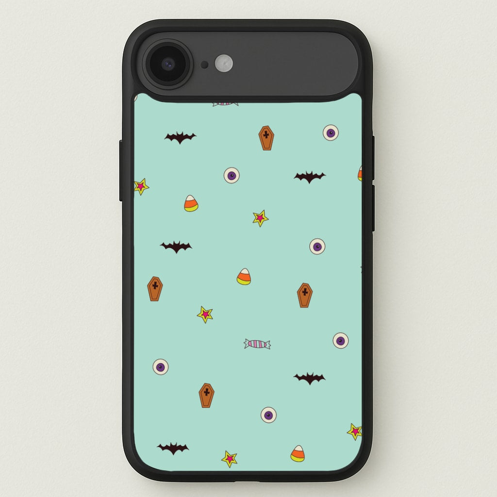 Minature Halloween Cartoons Pattern iPhone 17 Air Case