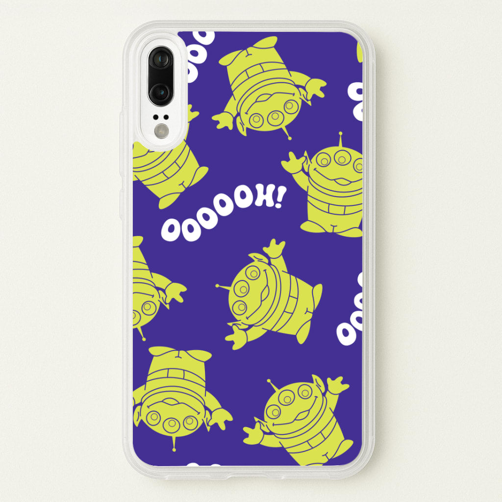 Toy Aliens Silhouette Pattern Huawei P20 Case