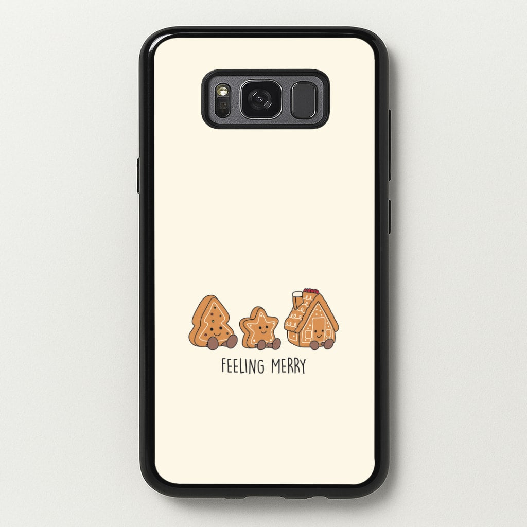 Gingerbread Plushies Quote Galaxy S8 Case