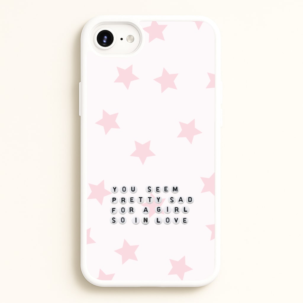 Pretty Sad Letter Beads iPhone 6 Plus / 7 Plus / 8 Plus Case
