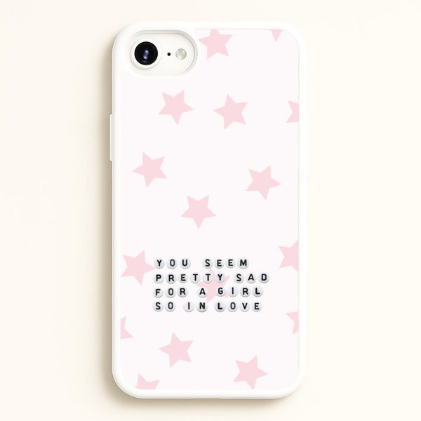 Pretty Sad Letter Beads iPhone 6 Plus / 7 Plus / 8 Plus Case