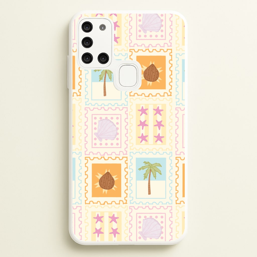 Tropical Stamps Galaxy A21s Case