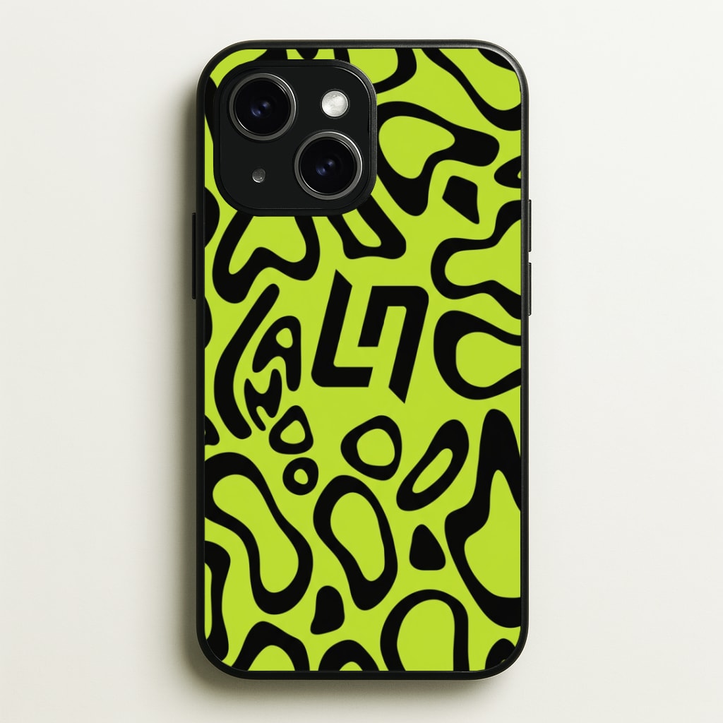 Norris Helmet Pattern iPhone 15 Case