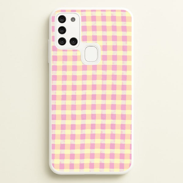 Fruit Punch Gingham Galaxy A21s Case