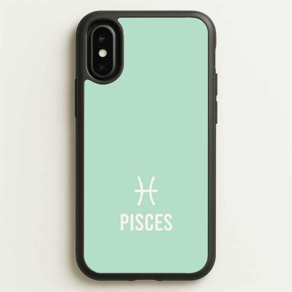 Pisces Pastel Zodiac iPhone X / XS Case