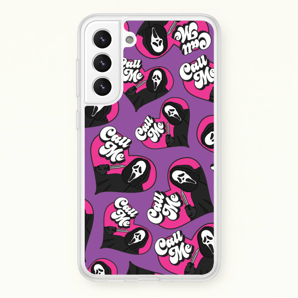 Call Me Heart Pattern Galaxy S22 Plus Case
