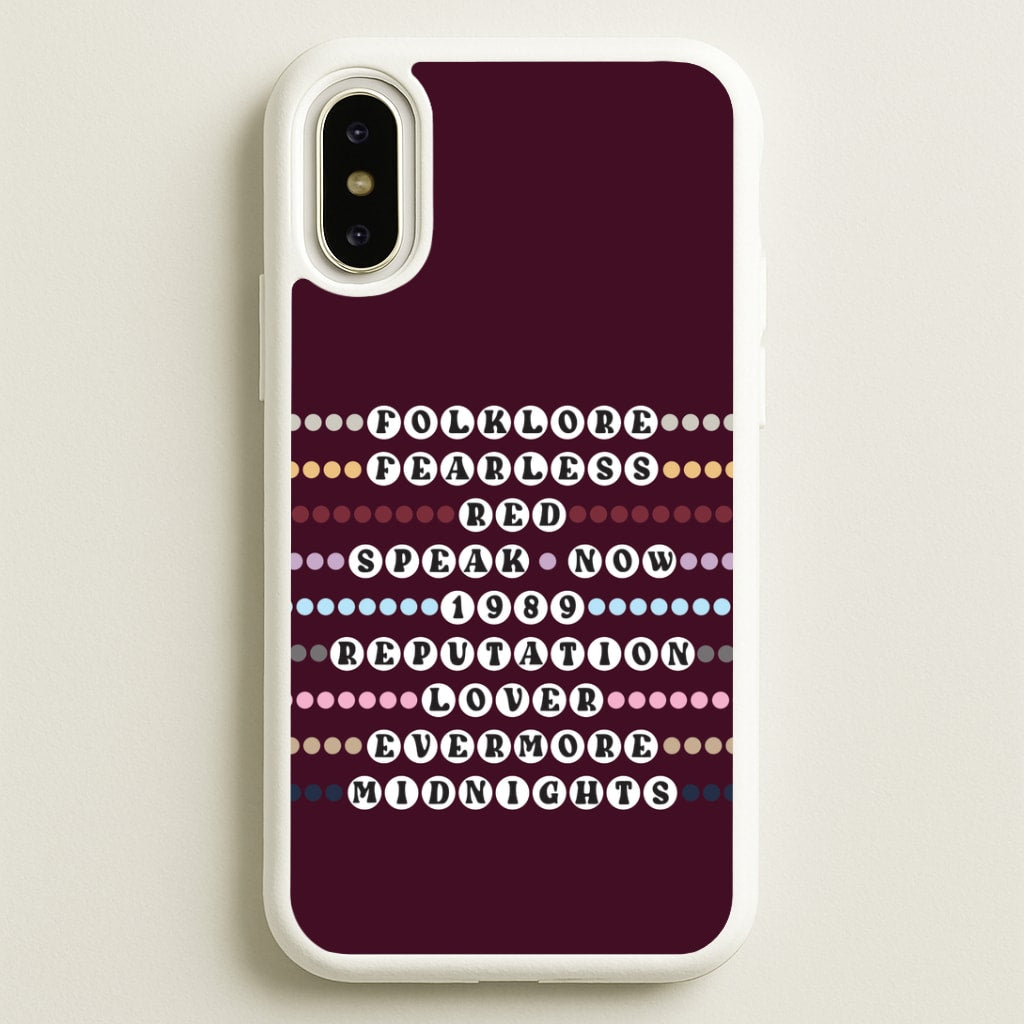 Concert Bracelets iPhone X / XS Case