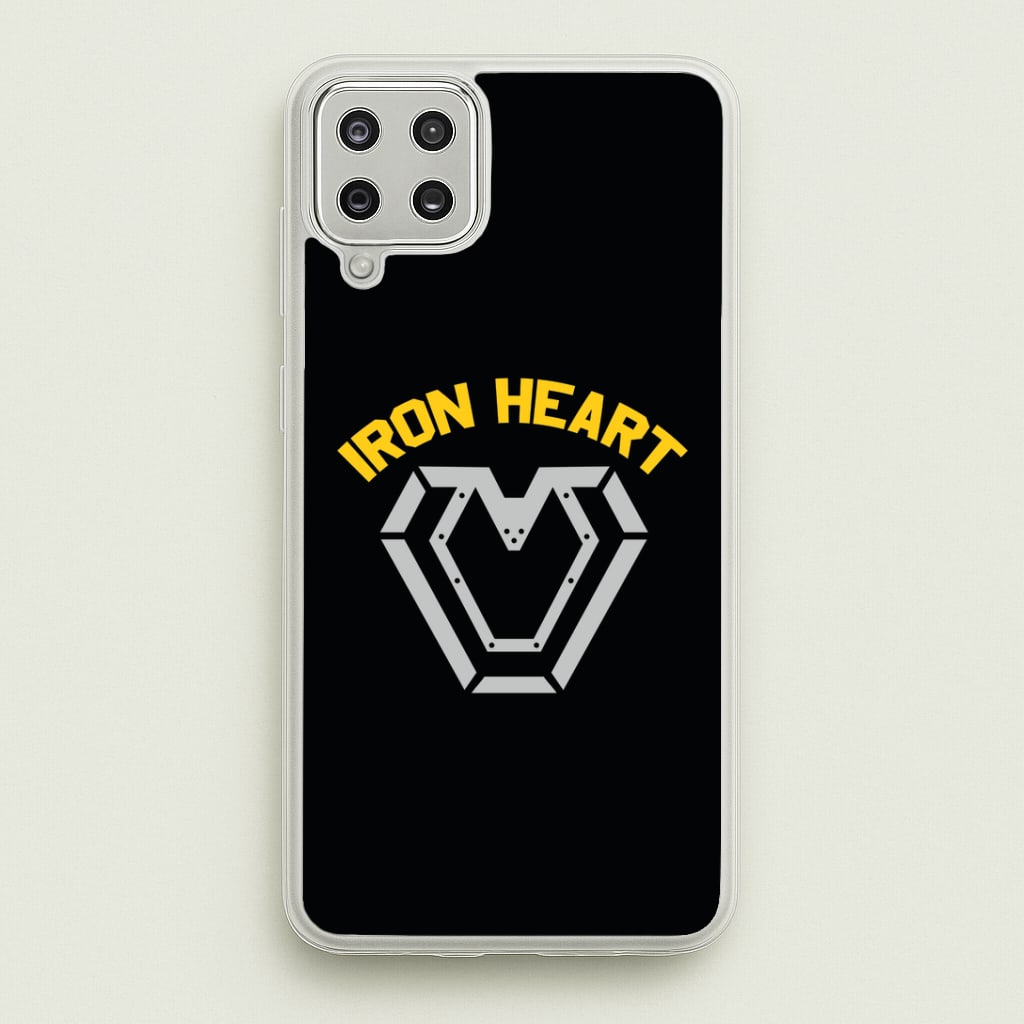 Metal Hero Heart Galaxy A12 Case