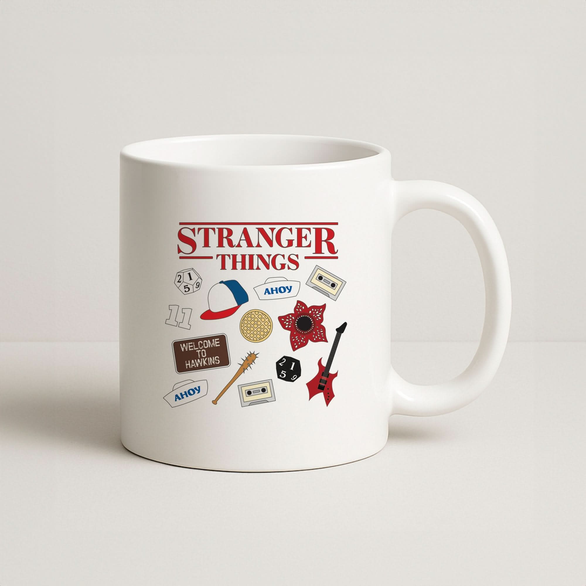 Stranger Things Cartoon Icons Coffee Mug